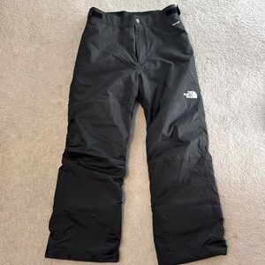 The North Face black insulated ski pants boys size Large 14/16